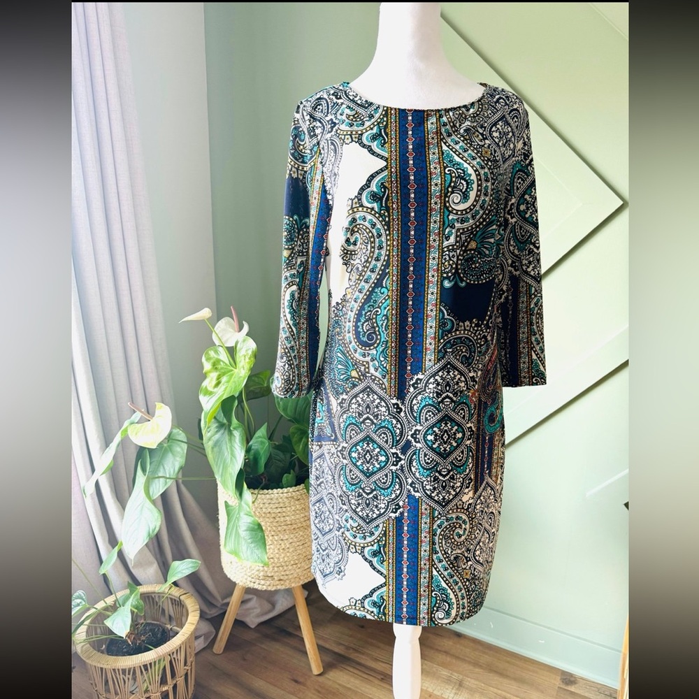 Atmosphere women abstract dress size M